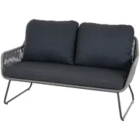 Siena Garden 2-er Loungesofa Kansas 73,5 cm x 145
