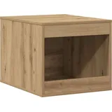 vidaXL Katzentoilette Artisan-Eiche 47x59x42 cm Braun