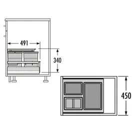 HAILO Separato-K 450 18 l Grau