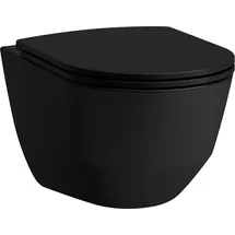 Laufen Pro Wand-WC mit WC-Sitz Schwarz matt