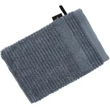 VOSSEN Tomorrow Waschhandschuh 22 x 16 cm dunkelgrau