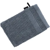 VOSSEN Tomorrow Waschhandschuh 22 x 16 cm dunkelgrau