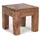 DESIGN DELIGHTS Square 40 Beige Mahagoni 40 x 40 x 40