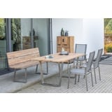 Niehoff Set Noah, Nova, Scalea Flex - Das Set besteht as: 1 x Tisch Noah Trapezkufe Edelstahl, 1 x Bank Nova, 3 x S...