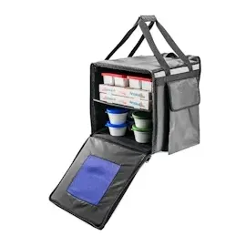 Thermohauser Lieferrucksack 420 x 420 x 420 mm - Transport von Pizza oder Menü-Boxen