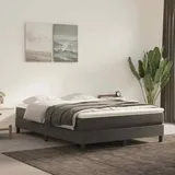 vidaXL Boxspringbett 140 x 200 cm braun/grau