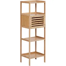 Beliani Regal Bambus Hellbraun