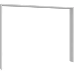 Passepartout FORTE, grau (secret grau), B:280,9cm H:215,4cm T:23,8cm, Spanplatte, Schränke, Passepartout -Rahmen, stimmiges Gesamtbild, stillvolle Optik