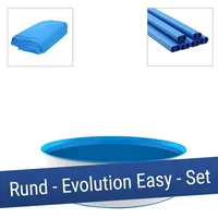 Evolution Stahlwandbecken Set EASY 460 x 90 cm -