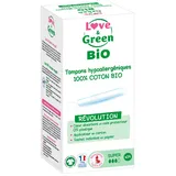 Love & Green Bio Tampons, hypoallergen, mit Applikator, 14 Stück