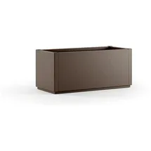 stefanplast Rechteckiger Blumenkasten Ethica, 80 cm, taupe