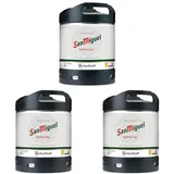 PerfectDraft San Miguel, Internationales Premium Lagerbier aus Spanien, (1 x 6l) MEHRWEG Fassbier (Packung mit 3)
