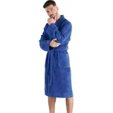 Carlo Colucci Bademantel »Vito, in Royalblau & Gr.: XL