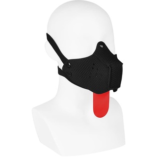 EIS, Maske, 'Maske im Maulkorb-Design', luftdurchlässig, Maulkorb-Design, Sex-Spielzeug für Paare Extrem Sex, schwarz