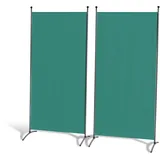 GRASEKAMP Stellwand 85 x 180 cm grün 2 St.