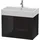 Duravit L-Cube 78,4x 45,9cm, sw hgl, 2 Schub., wandhängend