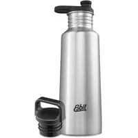 Esbit Pictor - Trinkflasche 750 ml in Edelstahl - mit Sport- und Loop Verschluss - aus Edelstahl