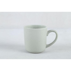 BURI Tasse 24x Keramik Becher 300ml Nature Kaffeetassen Glas Tee Trinken Pott, Keramik