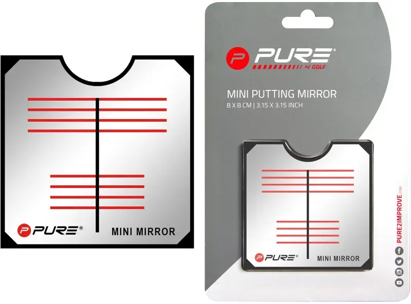 Pure2Improve Golf Mini Putting Spiegel 3" mehrfarbig