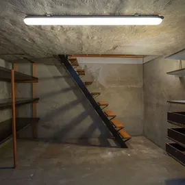 ETC Shop LED Feuchtraumleuchte 127,5 cm LED Röhre Garage Werkstattleuchte kaltweiß led Wannenleuchte 18 Watt, 1700lm 6400K, 6er Set