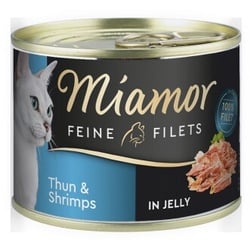 Miamor Feine Filets in Jelly Thunfisch & Shrimps 48x185 g