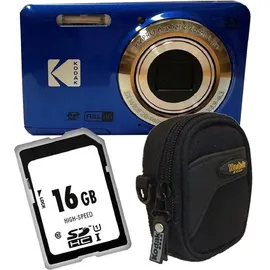 Kodak Pixpro FZ55 Set blau