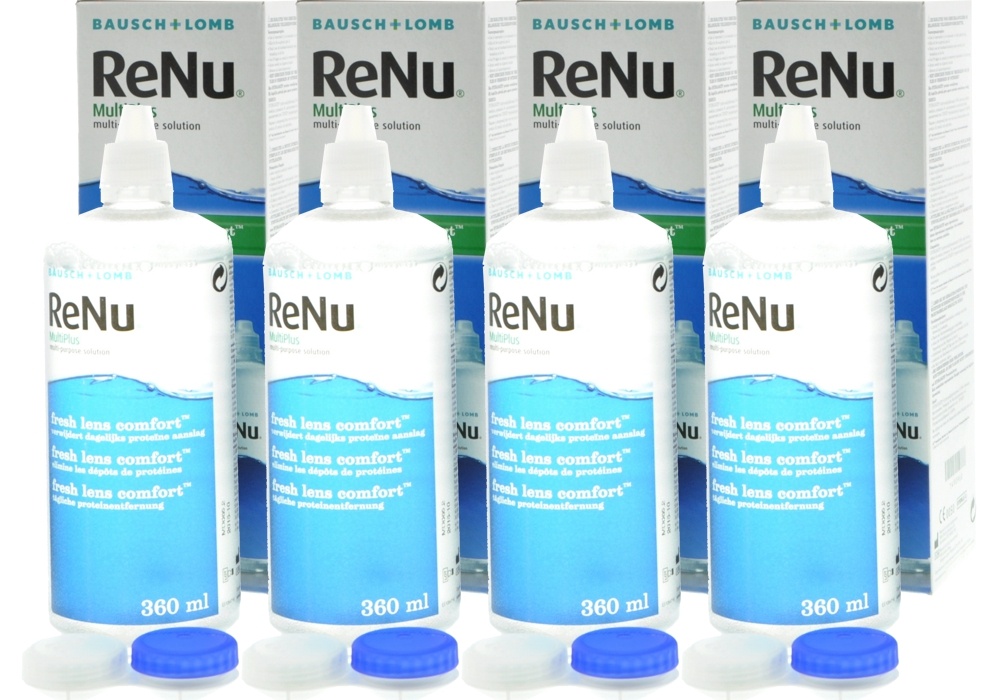 Renu MultiPlus 4x 360ml - Fresh Lens Comfort