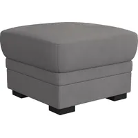 Cotta Hocker "Marcus", silber, B:68cm H:45cm T:68cm, 100% Polyester, Hocker, Hocker, mit Stauraum