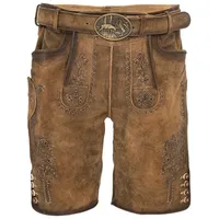 Gwandler Trachtenlederhose FLORIAN-gespeckt braun 52