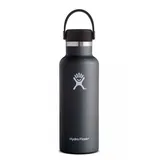 Hydro Flask Standard Mouth 530ml Thermosflasche - Black / Standard Flex Cap - One Size