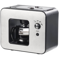 Vollautomatische Design-Kaffeemaschine mit Bohnen-Mahlwerk, 800 Watt