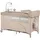 KIKKABOO Reisebett Nighty Night 2 Ebenen, Spielbogen, 2 Räder, Wickelauflage Beige - One Size