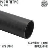 tubofuro(pt) Druckrohr 1 m Ø 50 x 2,4 mm grau