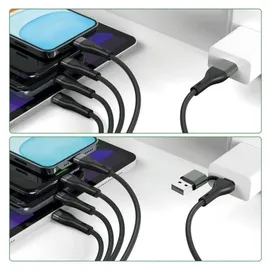 4smarts USB-C auf USB-A 1,2 m Schwarz