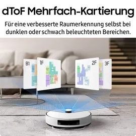 Samsung Bespoke Jet Bot Combo AI Steam Plus Satin Greige VR7MD96B14G/WD