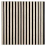 Homestyle4u Akustikpaneel Homestyle4u Grau 2 St. 60 x 60 x 2 cm