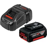 Bosch Akku-Starter-Set GBA 18 Volt / 1x 4,0 Ah + Schnellladegerät GAL 1880 CV
