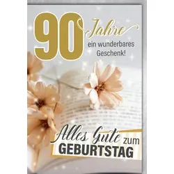 Geburtstagskarte Zahl 90 525390 Bild
