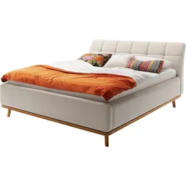 Meise Möbel "Mila", beige, B:198cm L:235cm, Betten, mit Bettkasten
