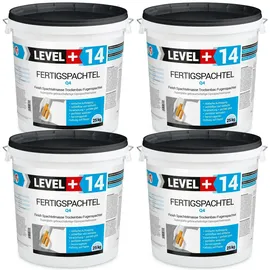 LEVEL+ Fertigspachtel 100 kg Glättmasse Super-Finish L+14
