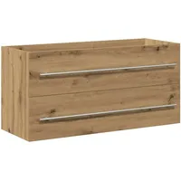 VidaXL Waschbeckenunterschrank Artisan-Eiche 100x38,5x48 cm