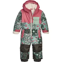 KILLTEC FIRST INSTINCT by killtec Kinder Overall FISW 45 MNS ONPC Skioverall/Schneeanzug mit Kapuze, dark rouge, 122/8