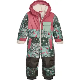 KILLTEC FIRST INSTINCT by killtec Kinder Overall FISW 45 MNS ONPC Skioverall/Schneeanzug mit Kapuze, dark rouge, 122/8
