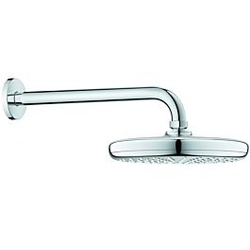 Grohe Tempesta 210 Kopfbrausenset 26412000 chrom, Brausearm 286mm, 9,5l/min