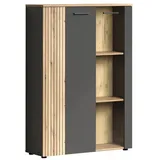 trendteam Highboard Esteban Dekor Grau Anthrazit