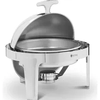 Royal Catering Chafing Dish Warmhaltebehälter Rechaud Wärmebehälter rund 5,8 L