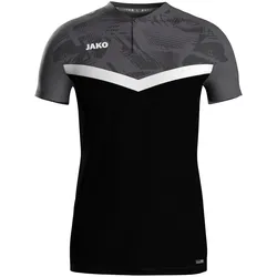 JAKO Polo Iconic (schwarz/anthrazit / Größe XXL / Unisex)