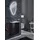 Fackelmann Waschbeckenunterschrank SBC 44 x 60 x 24,3 cm Grau