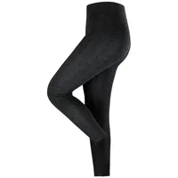 Esprit Damen Leggings Check, Viskose, 1 Stück, Schwarz (Black