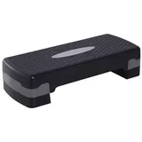 Homcom Steppbrett Aerobic Fitness Stepper Heimtrainer schwarz